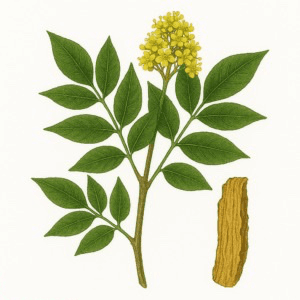 Phellodendron-Stamm Rinde (Huang Bo)