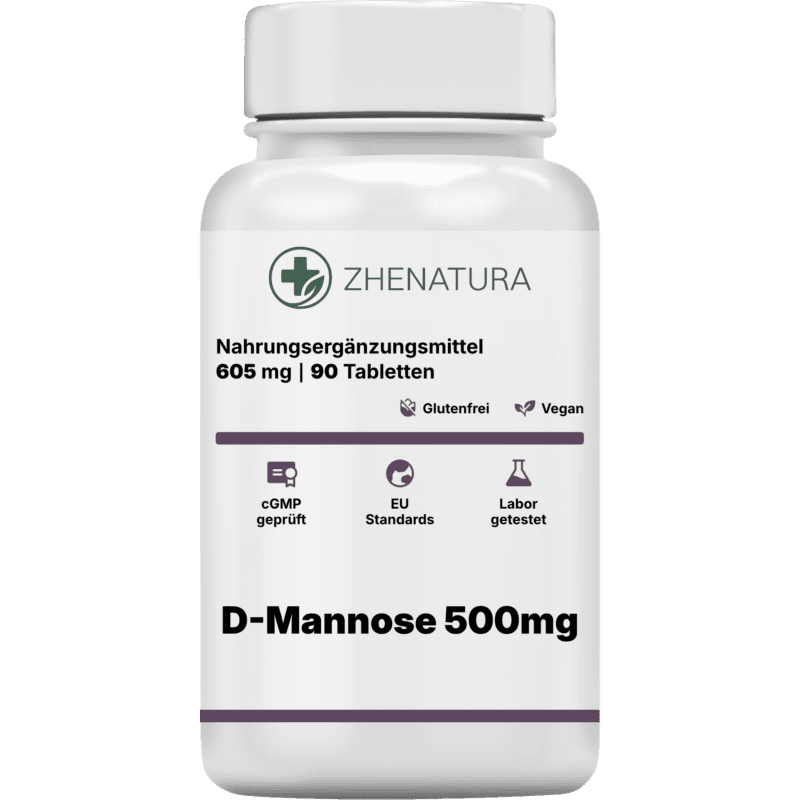 D mannose 500mg verpackung flasche ZHENDe.png