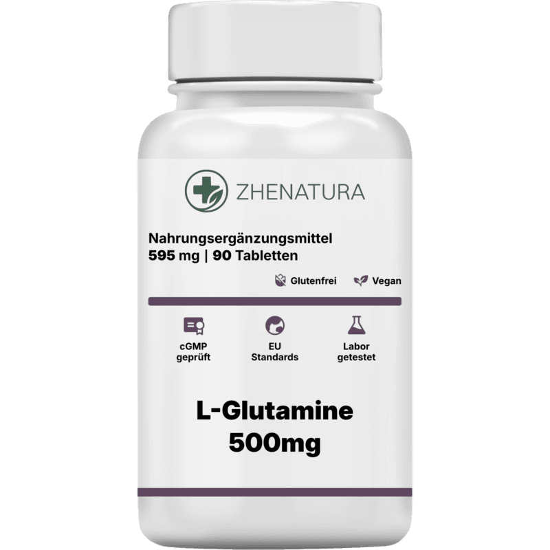 L glutamine 500mg verpackung flasche ZHENDE.png