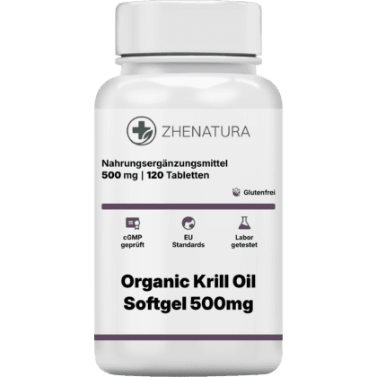 Organic krill oil softgel 500mg verpackung flasche ZHENDE.png