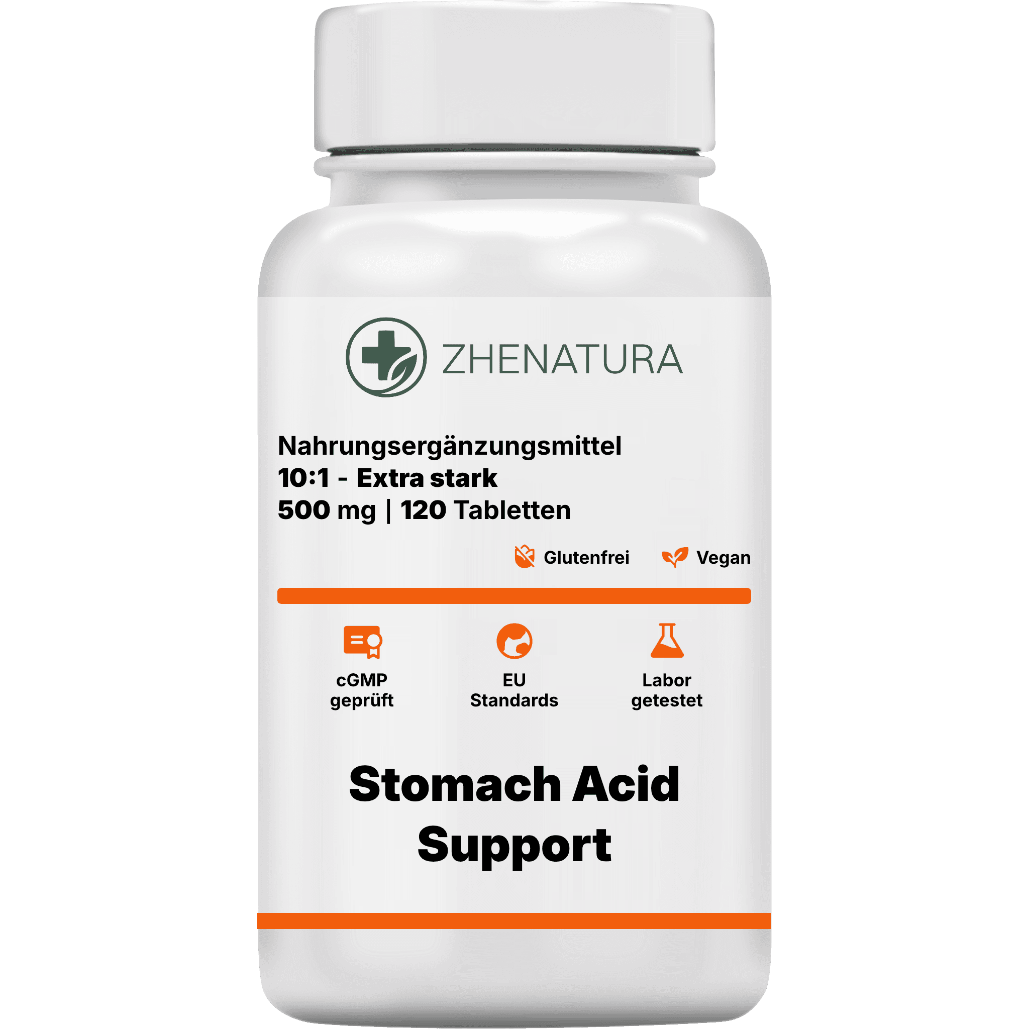 Stomach acid support verpackung flasche ZHENDE.png