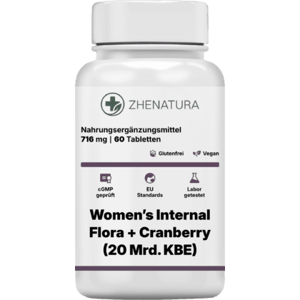 Women s internal flora cranberry 20 mrd kbe verpackung flasche zhen.png
