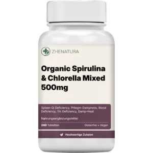 Organic Spirulina & Chlorella Mixed 500mg