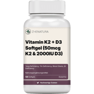 Vitamin K2 + D3 Softgel (50mcg K2 & 2000IU D3)