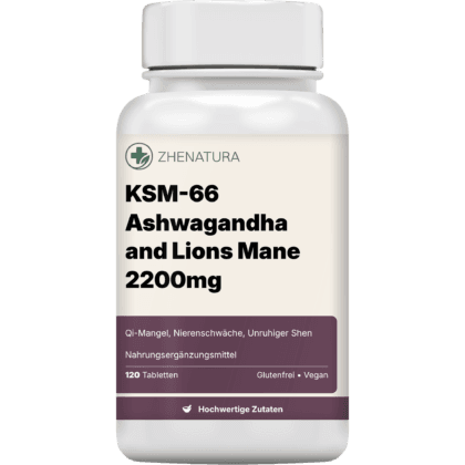Ksm 66 ashwagandha and lions mane 2200mg verpackung flasche 1.png
