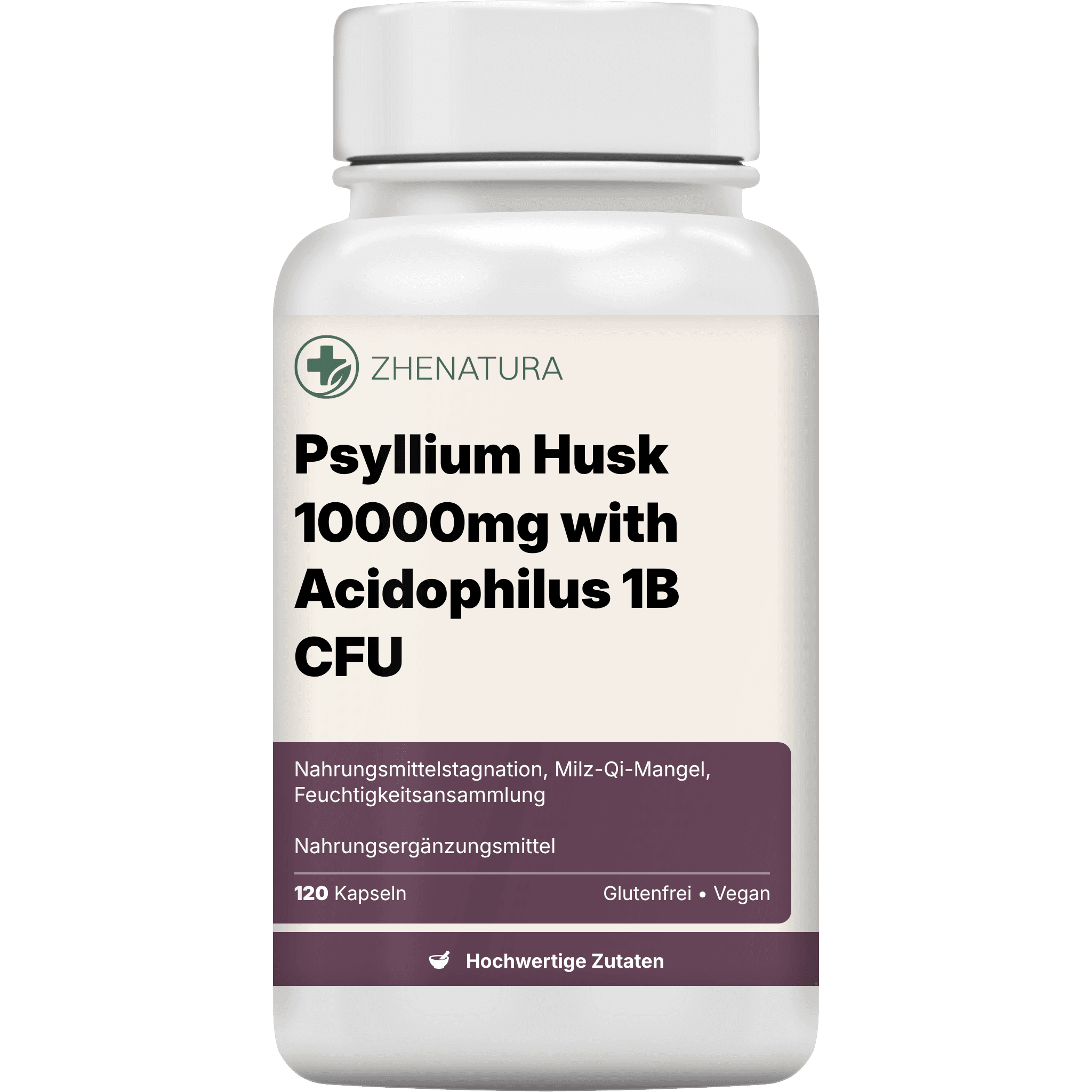 Psyllium husk 10000mg with acidophilus 1b cfu verpackung flasche.png