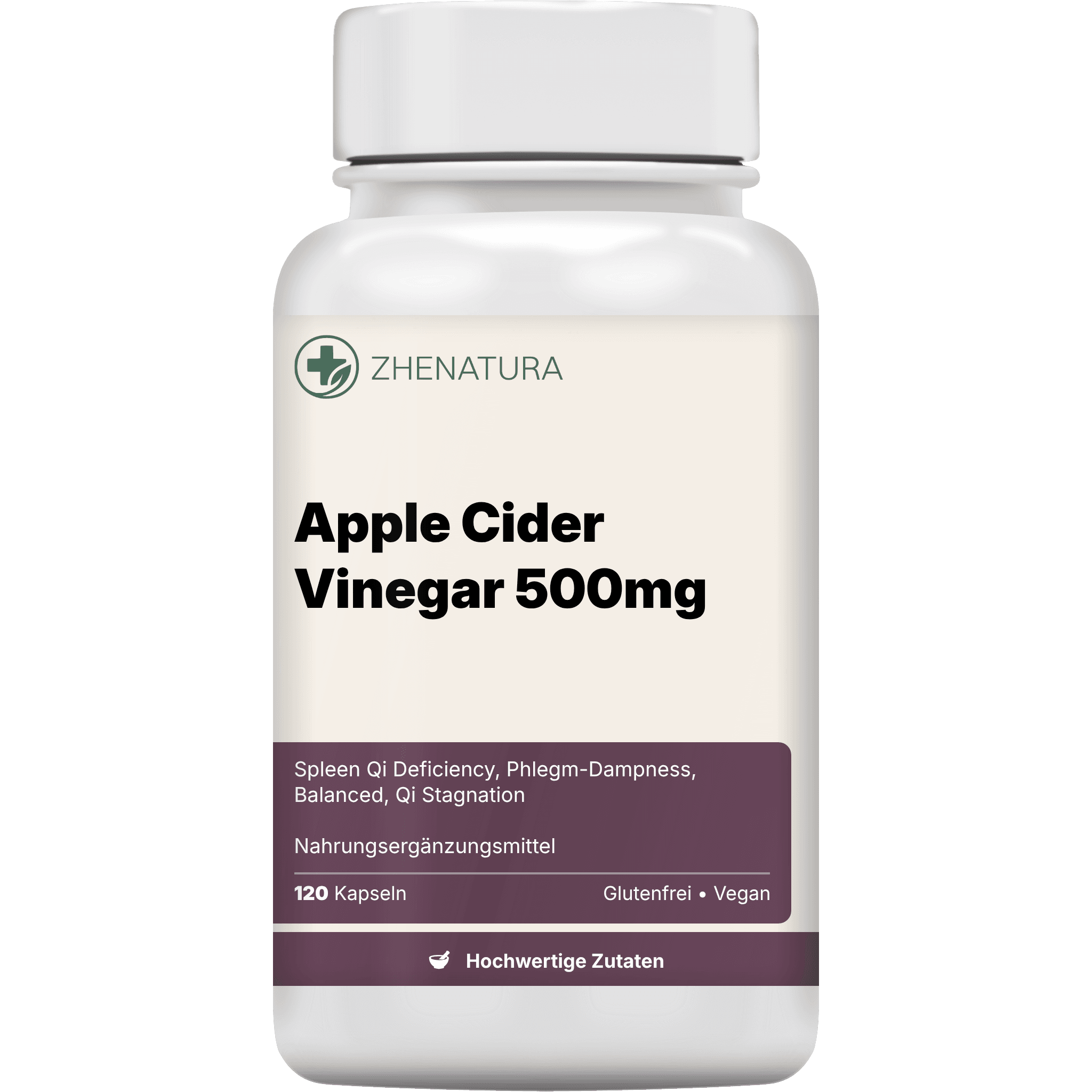 Apple cider vinegar 500mg verpackung flasche.png
