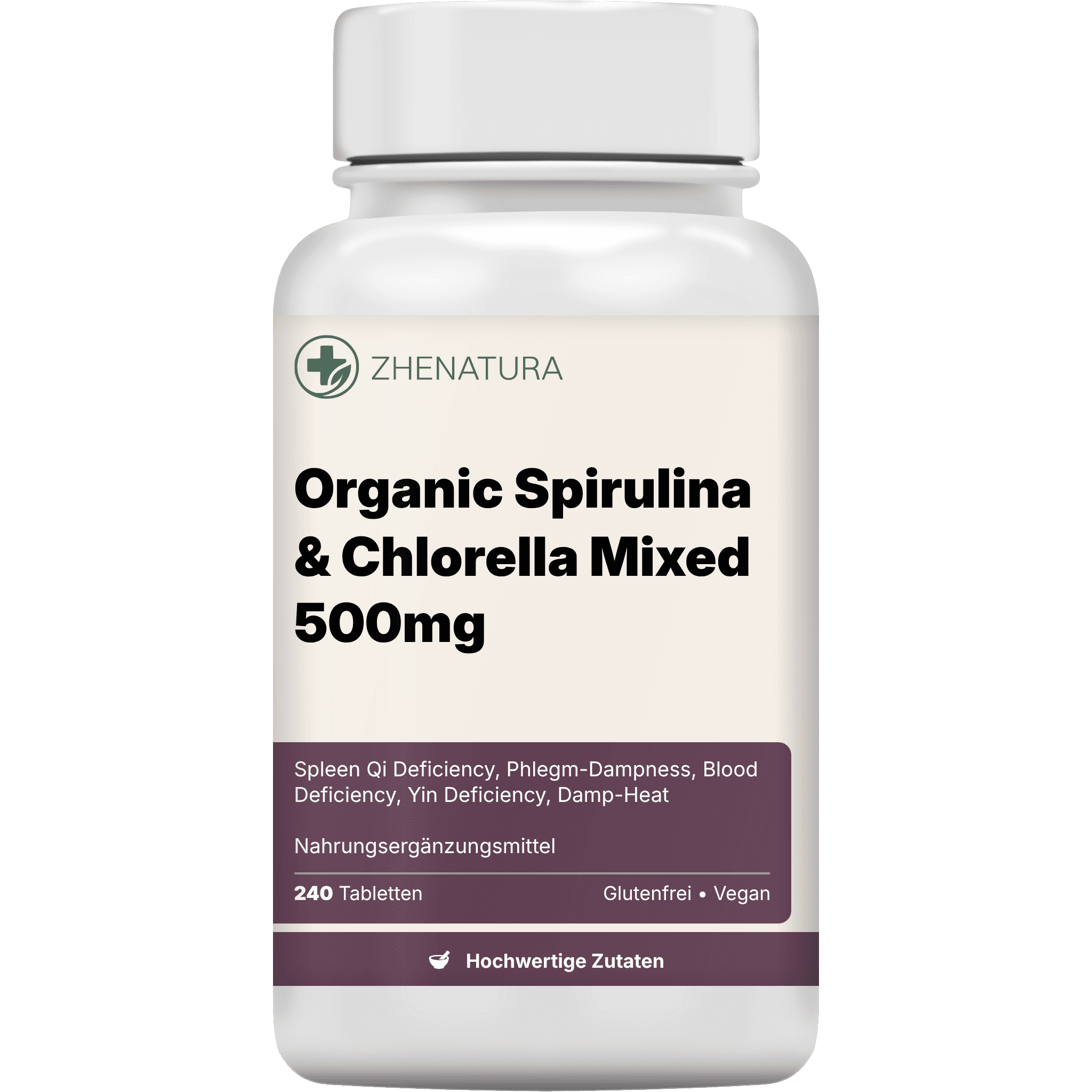 Organic Spirulina & Chlorella Mixed 500mg