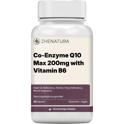 Co enzyme q10 max 200mg with vitamin b6 verpackung flasche zhen.png